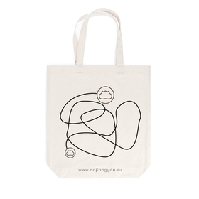 Minimalistische Linien Segeltuchtasche